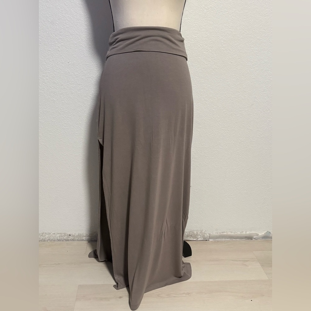 Forever 21 Maxi Skirt Double Front Slit
